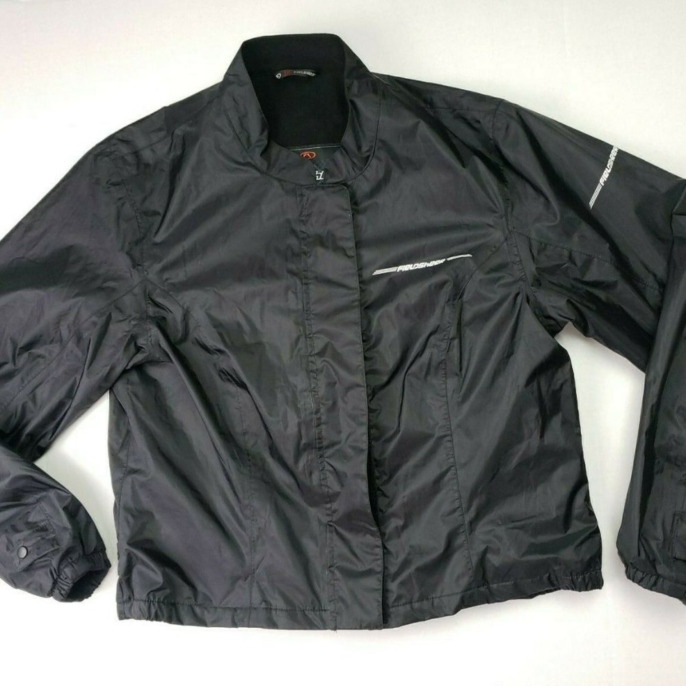 FIELDSHEER Black Insulated Motorcycle riding coat